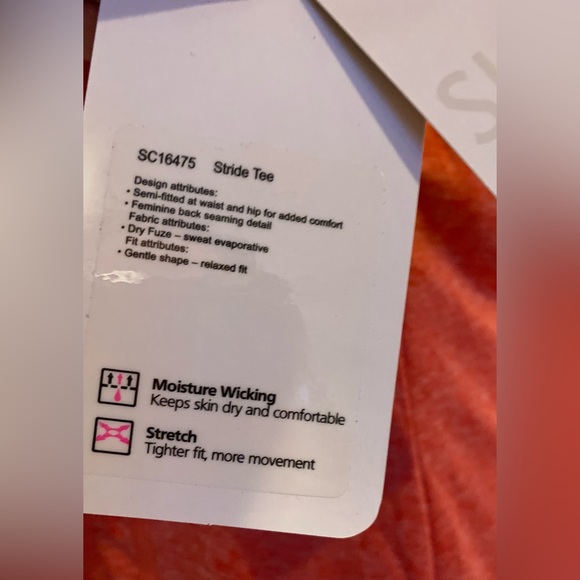 SHAPE, Sz L, Red, Stride Active Tee - NWT - Picture 10 of 14